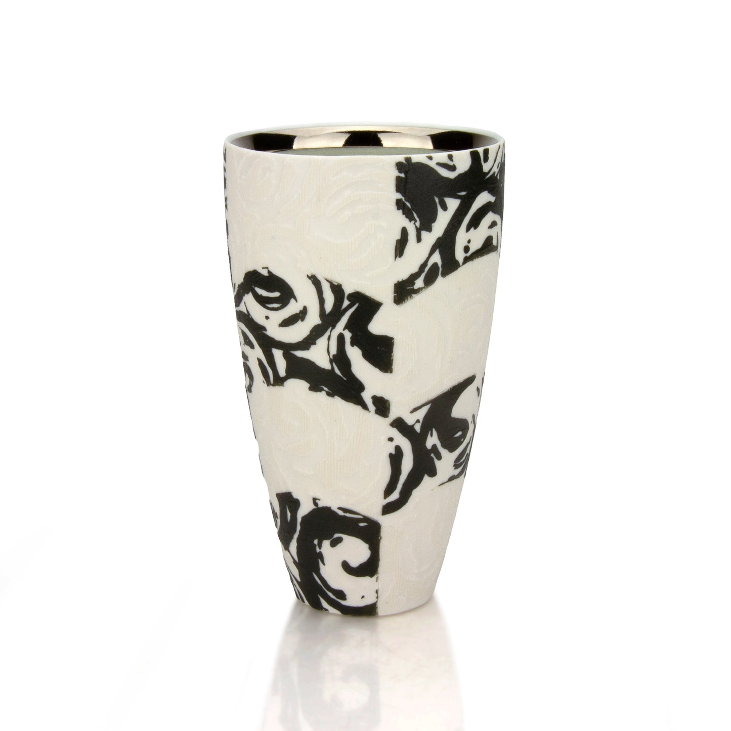 Dallas Wooten 07 - Checkered Black/White Etched Tumbler